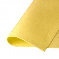 Фетр корейский жесткий, 20х28см, 1,2 мм, светло-желтый