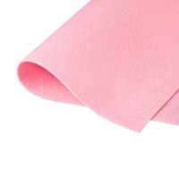 Фетр корейский жесткий, 20х28см, 1,2 мм, розовый
