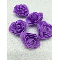 Роза из фоамирана 4 см, 1 шт, фиолетовый