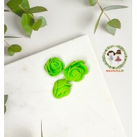 Роза из фоамирана 2 см, зеленый