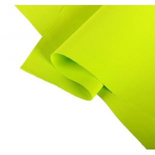 Фоамиран иранский 60 см х 70 см, толщина 0,8-1мм, цвет желто-зеленый