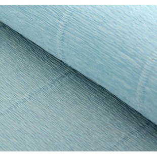 Гофрированная бумага, 50см х 2,5м, 180г/м2, пр-во Италия, цвет нежно-голубой