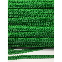Тесьма "Шанель", 10 мм, зеленый