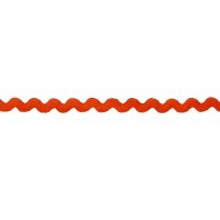 Тесьма отделочная вьюнчик, 5 мм, оранжевый